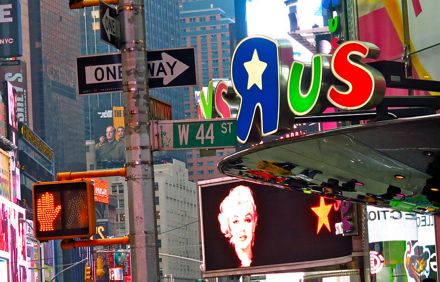 Marilyn on West 44th Photograph by Terry Wallace
