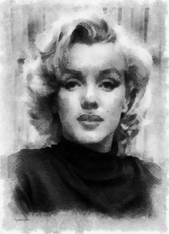 Marilyn Painting by Patrick OHare - Fine Art America