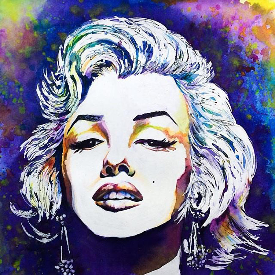 Marilyn Painting by Rebecca Foster - Fine Art America