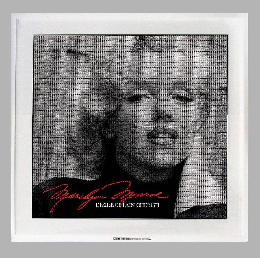 Marilyn Red Signature Mixed Media by Desire Obtain Cherish