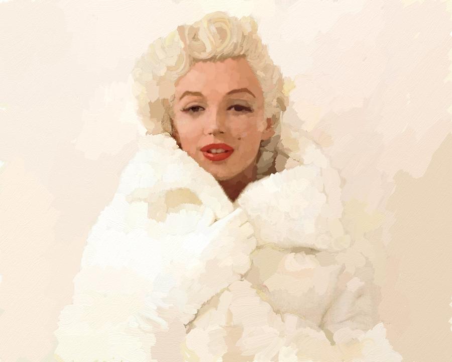 Marilyn Digital Art by Robert Bissett