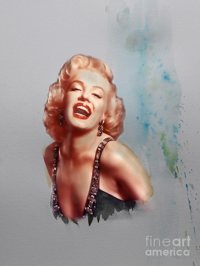 Marilyn  Mixed Media by Roger Lighterness
