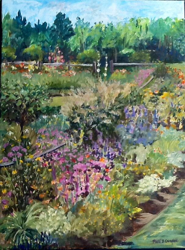 Marilyn's Garden Painting by Patti Campbell - Fine Art America