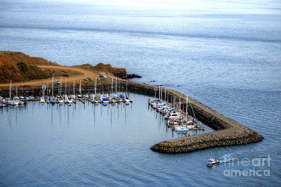Marin County Boat Harbor Photograph by Deborah Smolinske