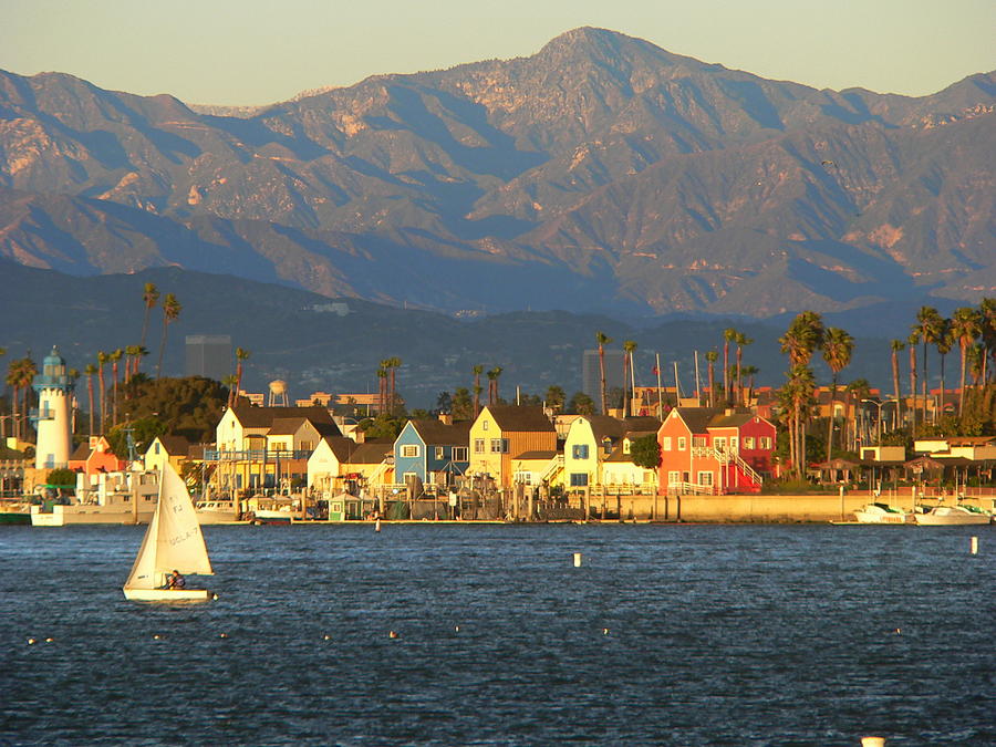 Marina Del Rey California Photograph by Jeff Lowe