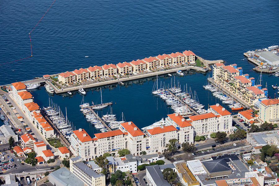Marina in Gibraltar City Photograph by Artur Bogacki
