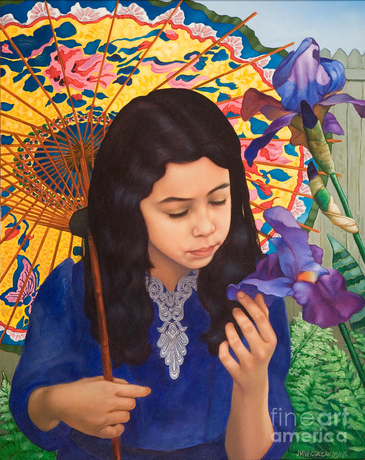 Marina Sahara Painting by Jane Whiting Chrzanoska