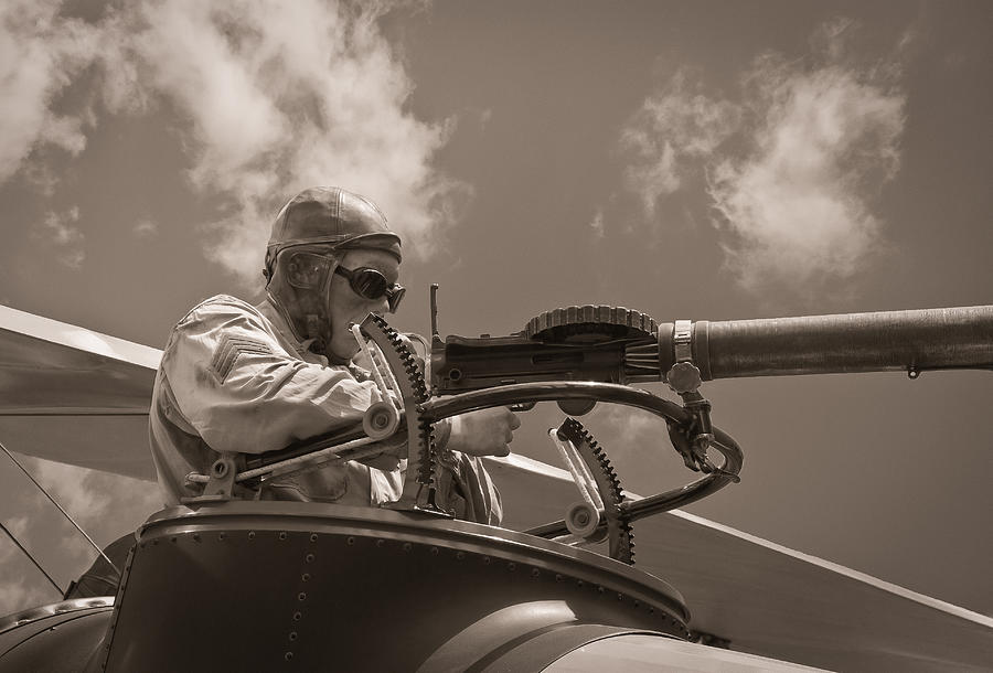 Marine Corp Pilot #2 Photograph by Oswald George Addison