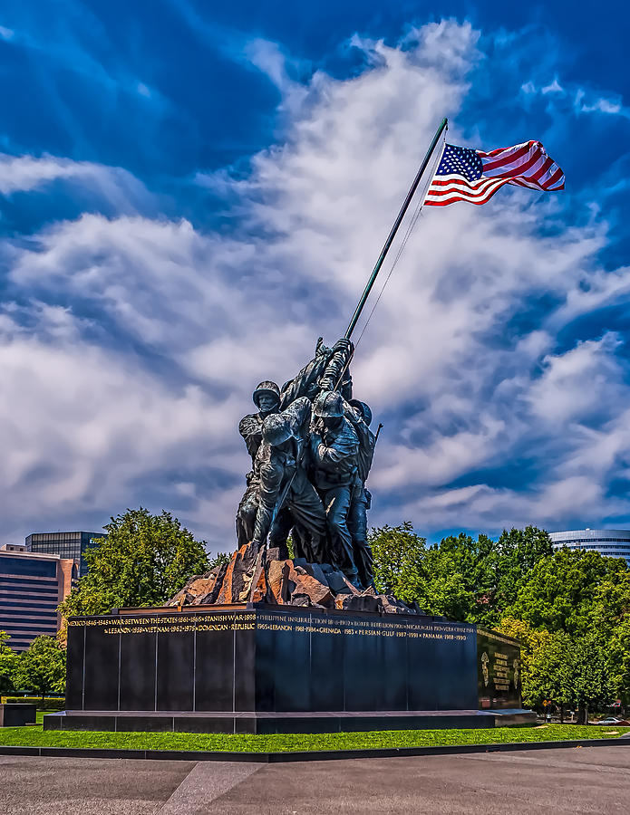 Marine Corp War Memorial Photograph by Nick Zelinsky Jr