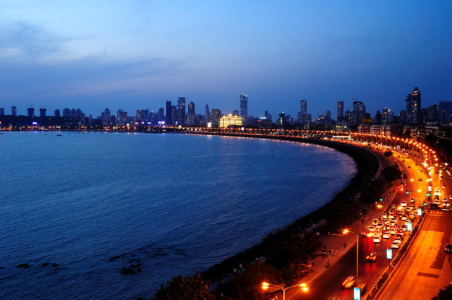 Marine Drive Mumbai Photograph by Sayan Chuenudomsavad