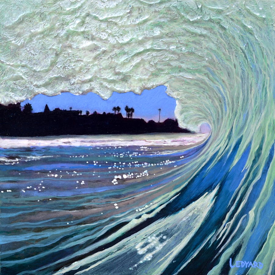 Beach Painting - Marine Street by Nathan Ledyard