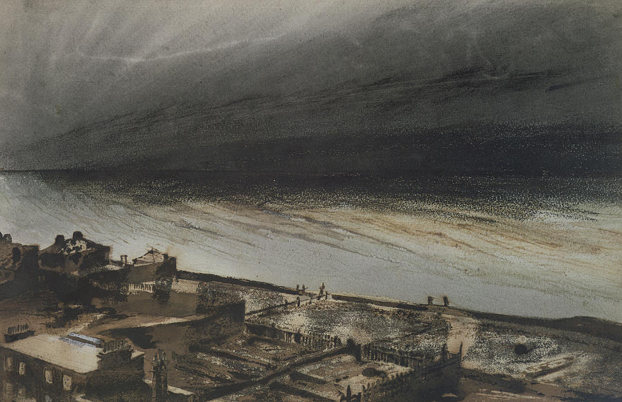 Victor Hugo Painting - Marine Terrace in Jersey by Victor Hugo
