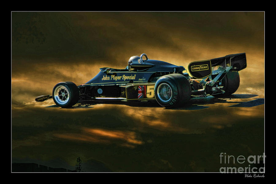 Mario Andretti Photograph - Mario Andretti John Player Special Lotus 79  by Blake Richards