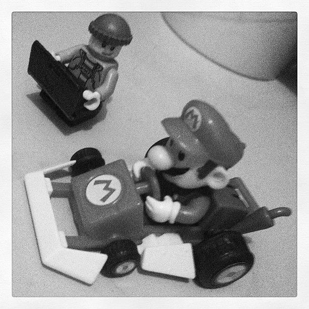 Toy Photograph - #mario Getting A #tuneup #kego by Katie Ball