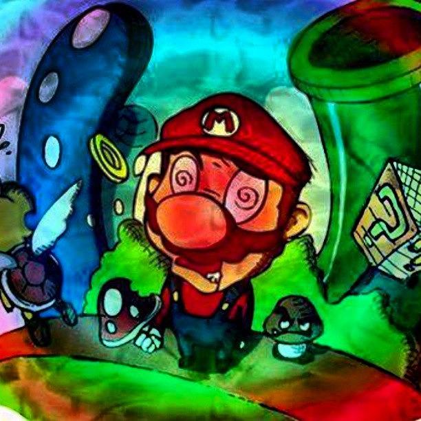 Mario Stoned #stoner #420 #mario #1990s Photograph by Brandon Fisher