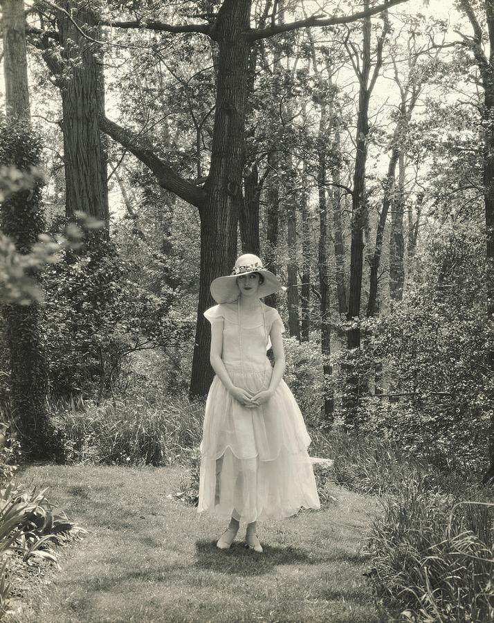 Marion Morehouse In A Forest Photograph by Edward Steichen