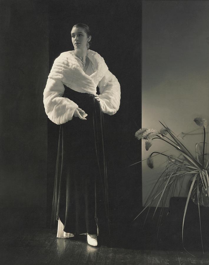 Marion Morehouse In A Vionnet Dress Photograph by Edward Steichen
