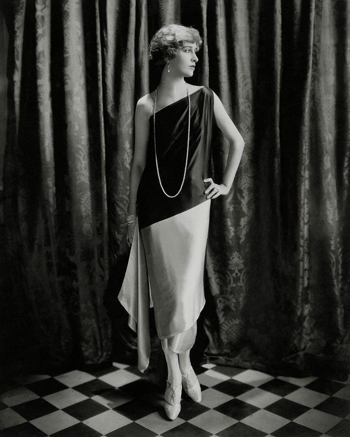 Marion Morehouse Wearing A Callot Dress Photograph by Edward Steichen