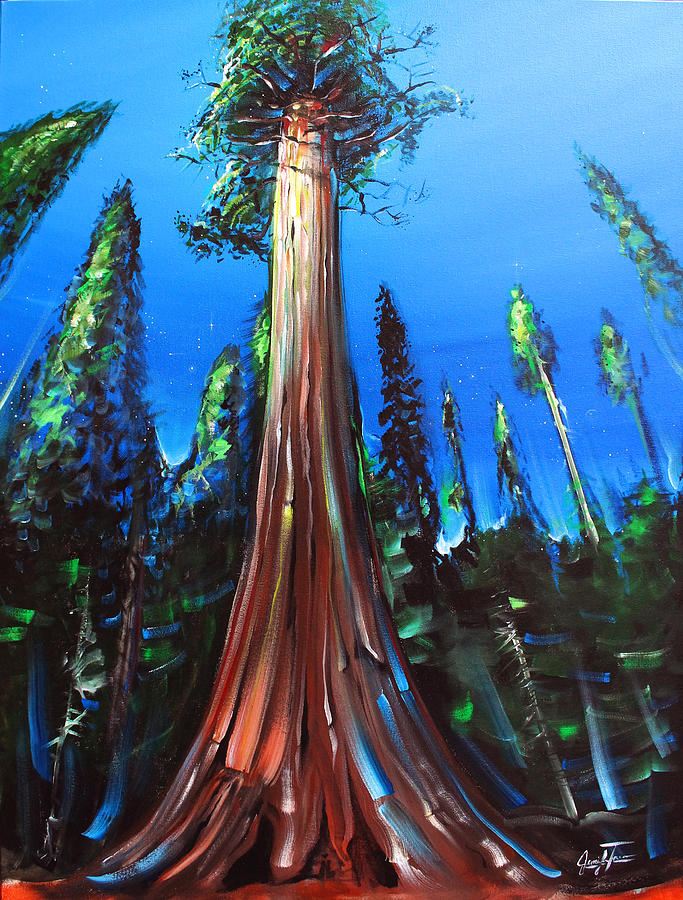 Yosemite National Park Painting - Mariposa Grove by Jennifer Treece