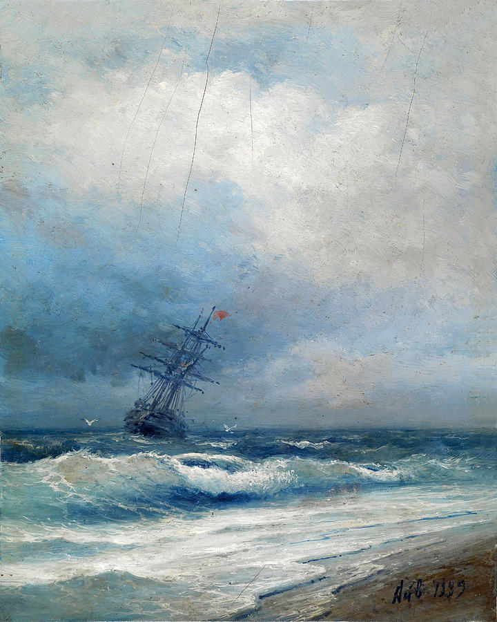 Maritime Scene Painting by Ivan Konstantinovich Aivazovsky