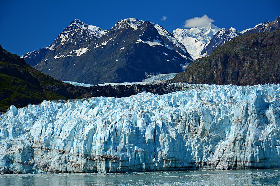 National Parks Photograph - Marjerie Glacier in Glacier Bay in Alaska by Nina Bowling