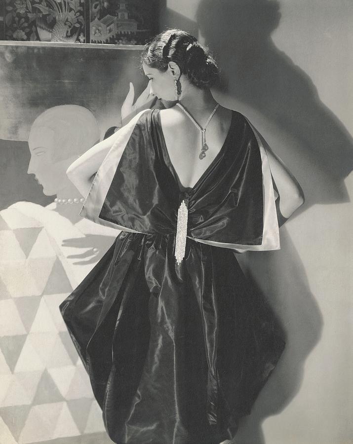Marjorie Willis Wearing A Dress By Lanvin Photograph by Edward Steichen