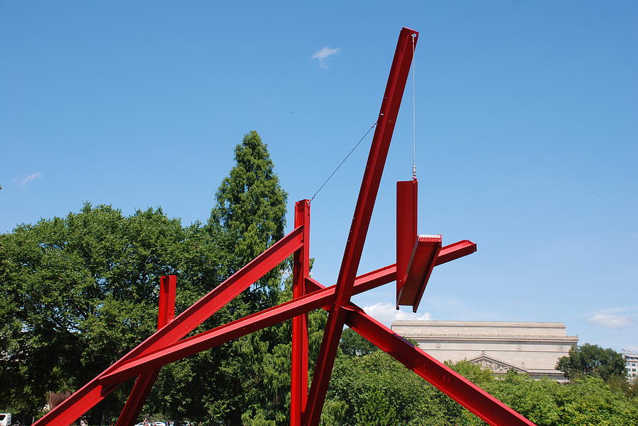 Mark di Suvero Steel Beam Sculpture Photograph by Kenny Glover