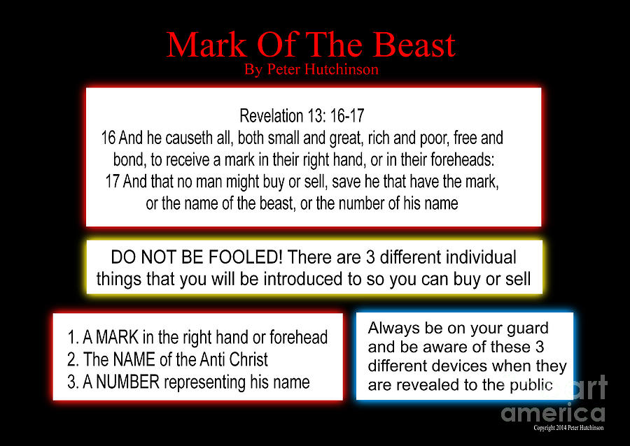 the mark of the beast bible verse