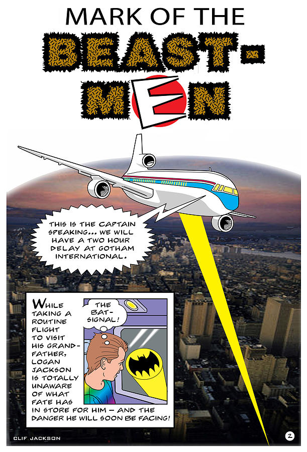 Airplane Digital Art - Mark of the Beast-Men by Clif Jackson