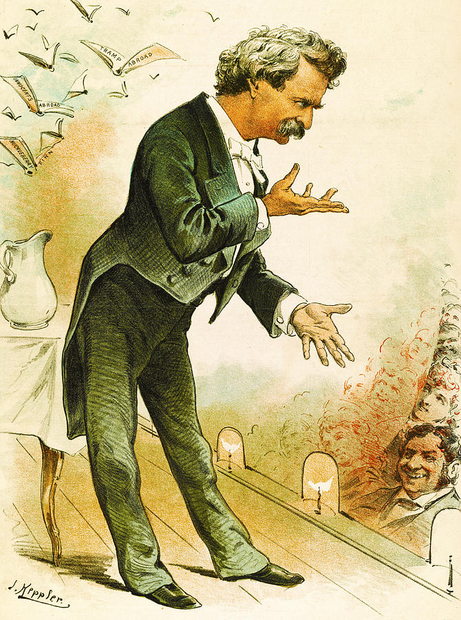 Mark Twain Americas Best Humorist Digital Art by Joseph Keppler