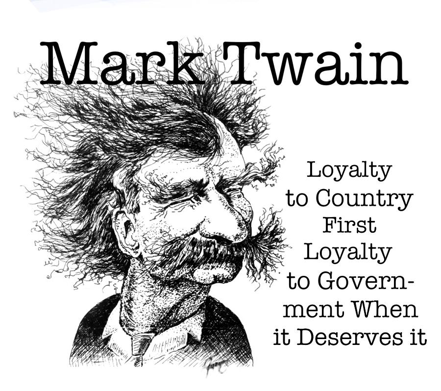 Twain Loyalty Quote Drawing