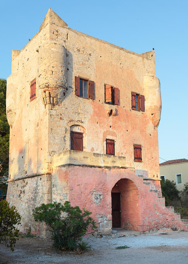 Markellos Tower in Aegina Photograph by Paul Cowan