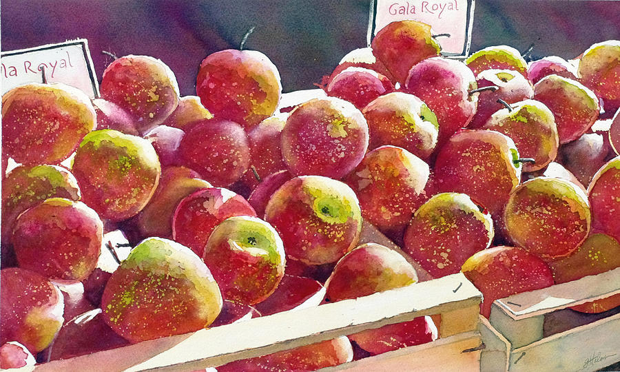 Market Apples Painting