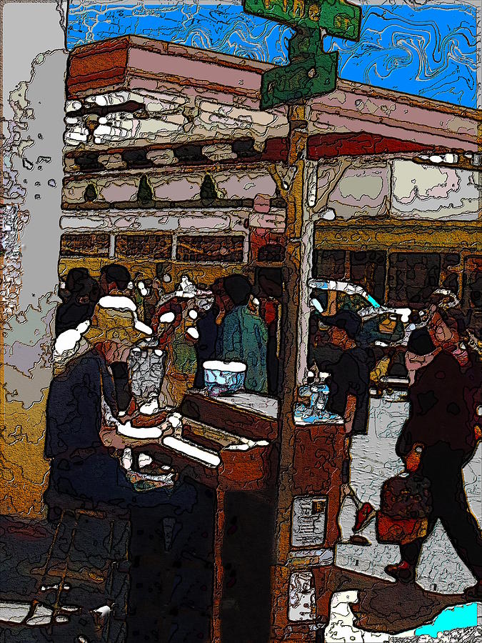 Market Busker 10 Digital Art by Tim Allen