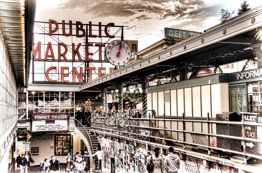 Market Center Photograph by Spencer McDonald