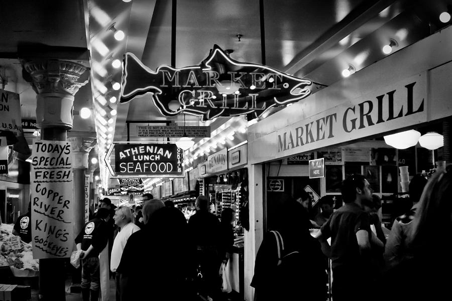 Market Grill in Pike Place Market Photograph by David Patterson