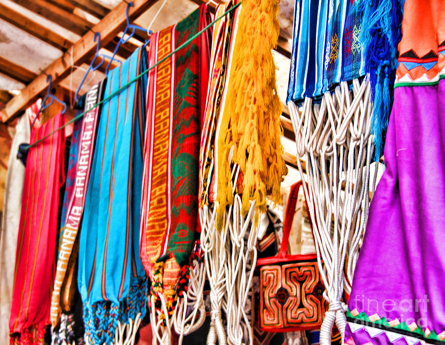 Market Hammocks in El Casco by Diana Sainz Photograph by Diana Raquel Sainz
