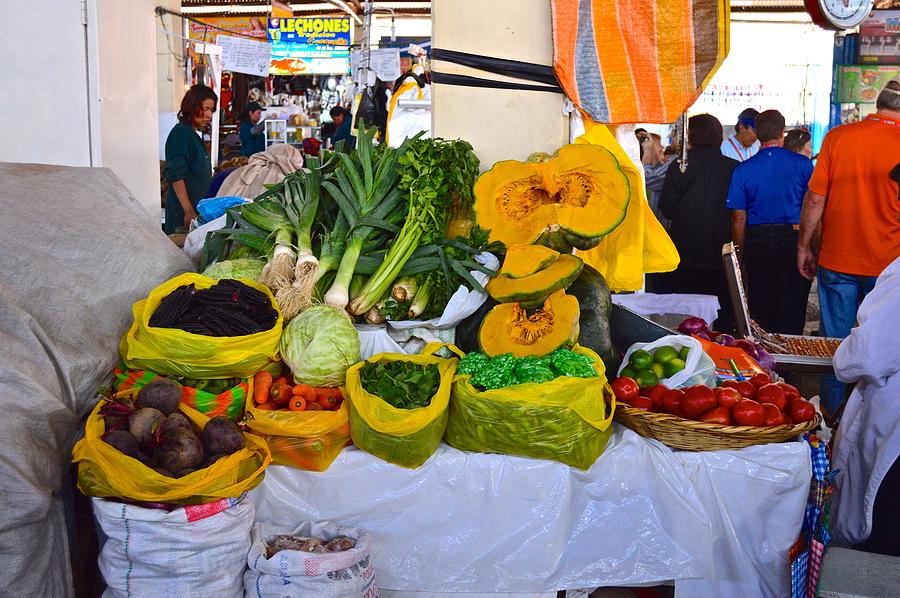 Nature Photograph - Market In Cuzco by Eric Reger