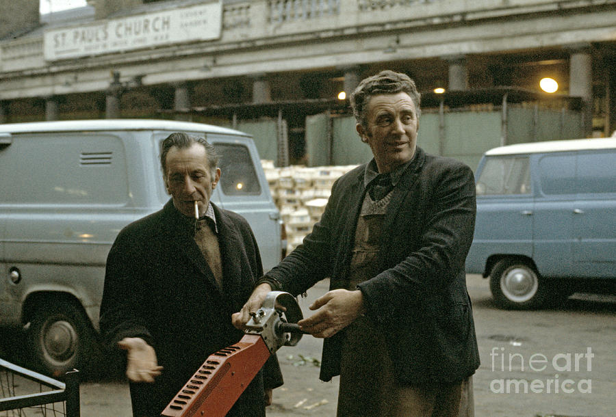 Market Photograph - Market Porters by David Davies Market Photograph - Market Porters by David Davies