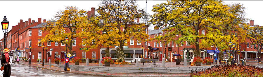 Architecture Photograph - Market Square Harvest - 2009 by John Brown