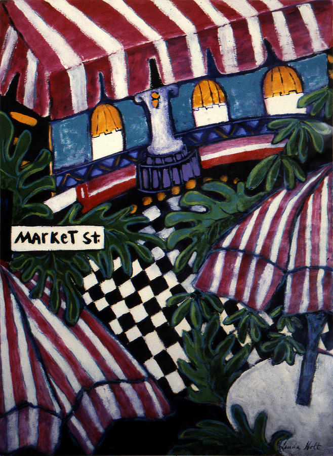 Market Street Painting by Linda Holt