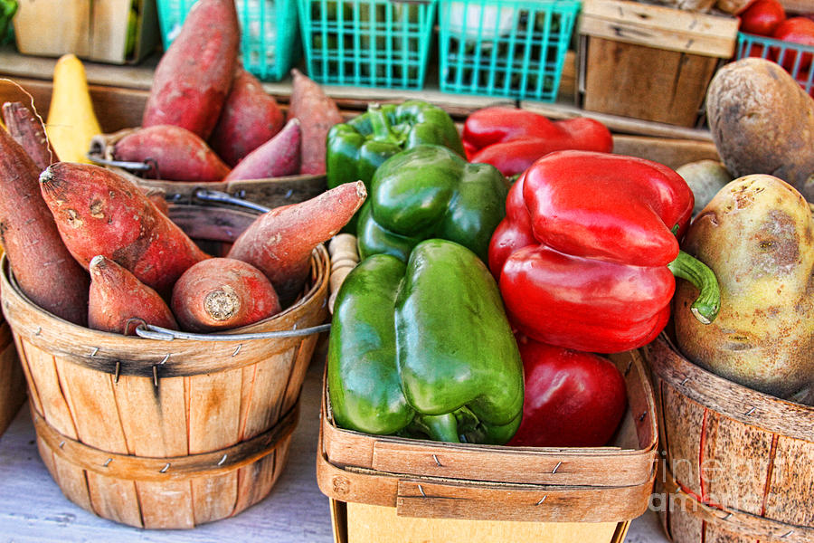 Market Vegetables by Diana Sainz Photograph by Diana Raquel Sainz