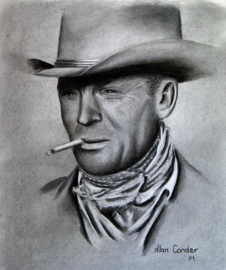 Marlboro Man Drawing by Alan Conder