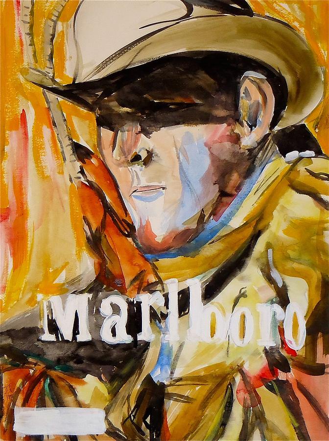Marlboro Man Painting by Troy Thomas