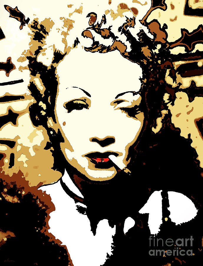 Marlene Dietrich Painting - Marlene Dietrich by Deena Athans