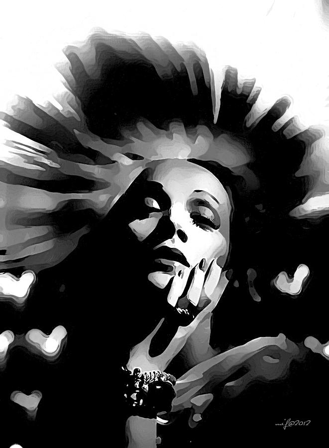 Marlene Dietrich Painting by Maciek Froncisz