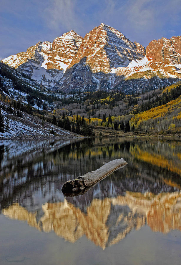 Maroon Bells Photograph by Dave Mills