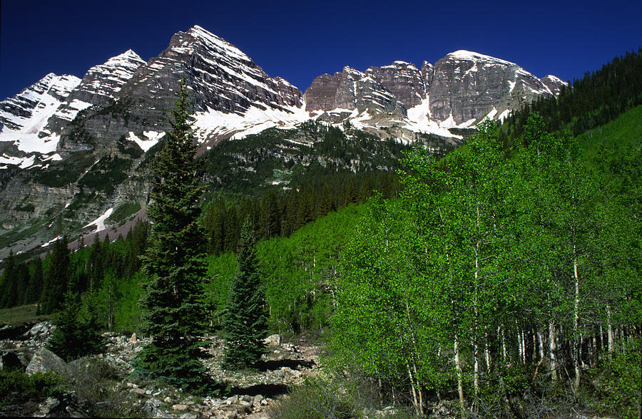 Maroon Bells Photograph by Tracy Smith Maroon Bells Photograph by Tracy Smith