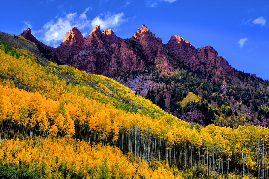 Maroon Mountains Photograph by Rick Wicker