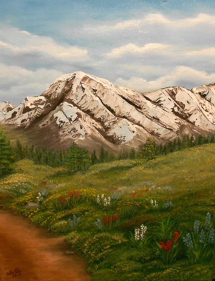 Maroon Trail Splendor Painting by Sheri Keith